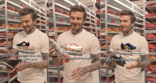 David Beckham Talks Soccer Cleats