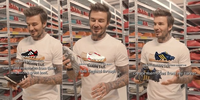 David Beckham Talks Soccer Cleats