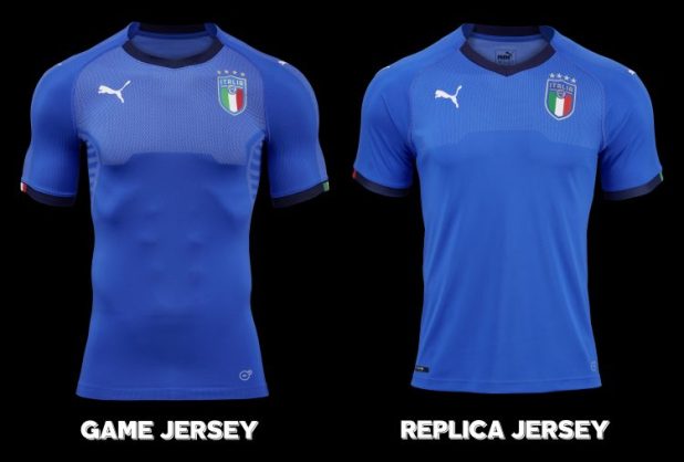 Italy 2018 Home Kit Game and Replica