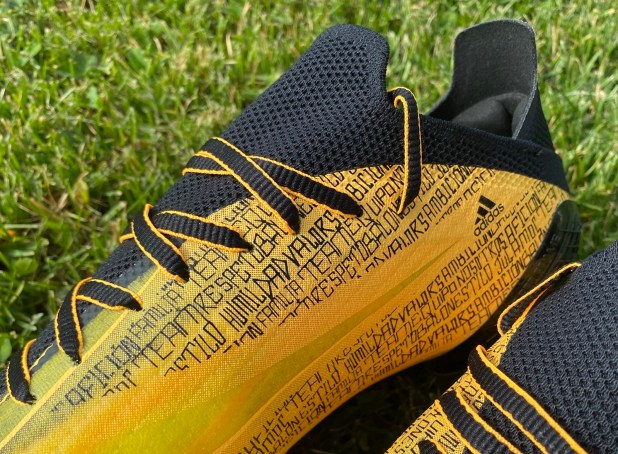 Up Close adidas Messi X Speedflow.1 Mi Historia FG